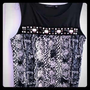 Jeweled Sleeveless Top